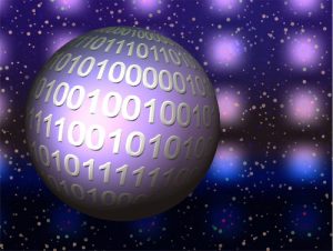 internet 3d binary globe