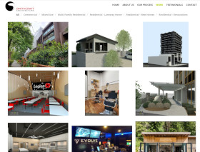 Smithcraft Architecture Website - Work Page